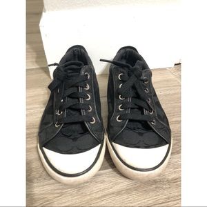 Black COACH Tennis Shoes Sneakers